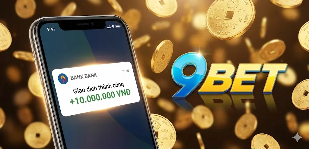 Trải nghiệm hệ thống rút tiền 9bet tự động hóa hoàn toàn